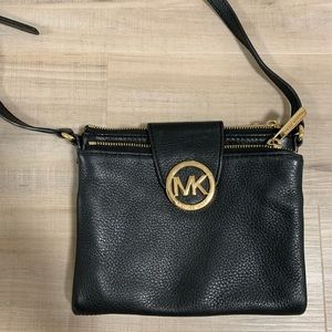 Micheal Kors Black Cross Body Bag
